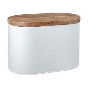 Off 30% Denby White Bread Bin With Acacia ... Denby Pottery